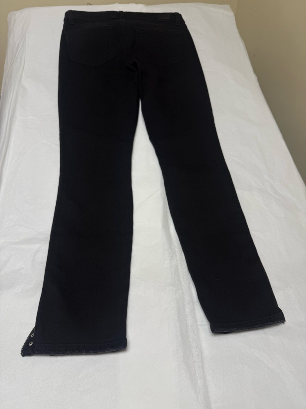 ⚫️PAIGE Black vintage studded ankle zip jeans. ⚫️ - Picture 3 of 12